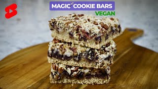 HEALTHY Vegan Cookie Bars in 60 SECONDS  shorts short [upl. by Holli]