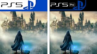 Hogwarts Legacy  PS5 vs PS5 Pro  Graphics Comparison  Analista De Bits [upl. by Aisha939]