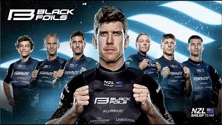 Black Foils  New Zealand SailGP team  March 12 2024 [upl. by Zenger]