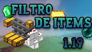 COMO HACER UN CLASIFICADORORDENADOR DE ITEMS EN MINECRAFT 119 [upl. by Walters]