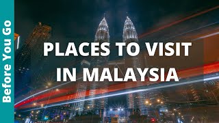 Malaysia Travel 12 BEST Places To Visit In Malaysia amp Top Things to Do [upl. by Boice]