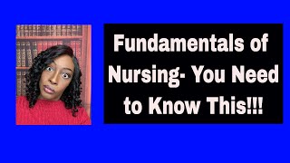 FundamentalsFoundations of Nursing [upl. by Klos]