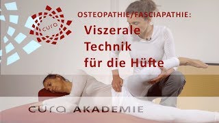 Hüfte viszerale Osteopathie osteopathische Techniken Hüftgelenk Faszien Fascia iliaca [upl. by Ailahs]