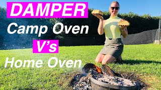 DAMPER  CAMP OVEN V’s HOME OVEN  which one tastes the best [upl. by Vial567]