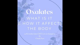 What are Oxalates and how does it affect the body [upl. by Jerrie]