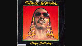 Stevie Wonder  Happy birthday 12 inch extended version [upl. by Lledner]