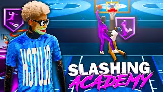 2K22 GUARD ACADEMY  BEST FINISHING BADGES  DUNK PACKAGES  BEST SLASHING BUILD in NBA 2K22 [upl. by Aknaib]