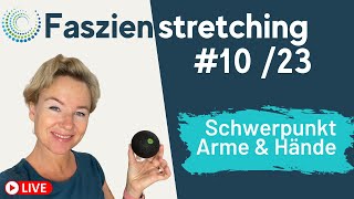 Faszienstretching 1023  magicstretching blackroll blackrollball [upl. by Mandler]