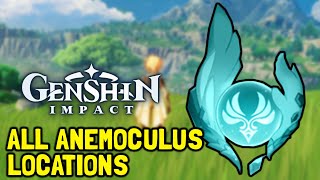 Genshin Impact All Anemoculus Locations [upl. by Nicodemus]