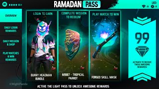 RAMADAN PASS EVENT FF 2024  FF NEW EVENT  FREE FIRE NEW EVENT  FREE FIRE TODAY EVENT 6 MARCH [upl. by Eiddam]