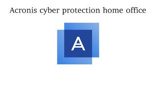 Тест Acronis Cyber Protect Home Office от 01122023 [upl. by Oliviero]