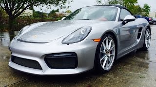 2016 Porsche Boxster Spyder Full Review  Exhaust  Start Up [upl. by Namzzaj]