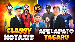 APELAPATO 👽 VS CLASSY 🥵 4 VS 4 😱  GARENA FREE FIRE [upl. by Germayne412]