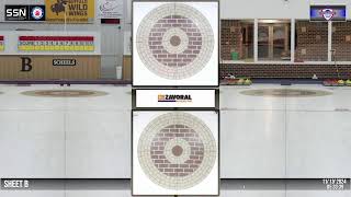 Curling Stadium  Grand Forks SHEET B 111324 [upl. by Nylynnej]