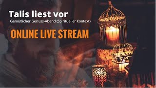 Talis Liest  Online Genuss Lauschen Live Stream Event [upl. by Nasia]