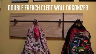 Double French Cleat Bag and Coat Rack [upl. by Wixted]