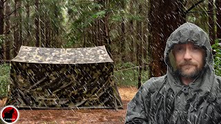 Thunderstorms with Heavy Rain on a Remote Colorado Mountain  ASMR Camping Adventure [upl. by Aihsatsan]