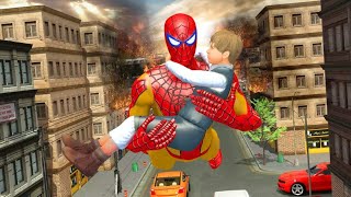 Spider Hero Gangster Crime 3D  The Amazing Spiderman Superhero Mission  Android Gameplay [upl. by Raine]