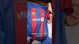 Unboxing Maglia FC Barcellona  Collab CalcioItManiacom [upl. by Recnal]