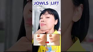 ONLY 1 EXERCISE  Lift Sagging Jowls and Get Sharpen Jawline [upl. by Nadaha]