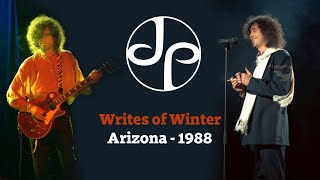 Jimmy Page  Writes of Winter Arizona 1988 Outrider Tour MTV Footage [upl. by Holle]