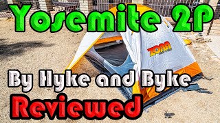 Hyke and Byke Yosemite 2P Backpacking Tent  Reviewed [upl. by Araiek121]