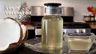 Easy way to make VIRGIN COCONUT Oil at home for your family I How to I stepbystep guide [upl. by Assilrac]