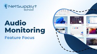 NetSupport School Feature Focus  Audio Monitoring [upl. by Ainoyek741]