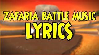 Zafaria Battle Music Lyrics  Wizard101 [upl. by Magner]