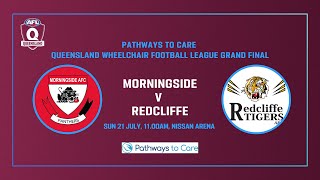 Pathways to Care QLD Wheelchair Football League Grand Final  Morningside v Redcliffe [upl. by Annais]