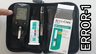 como resolver E1 error 1 en tu glucometro AccuChek active [upl. by Beverie]