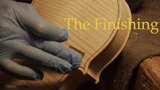 MAKING A VIOLIN  The FINISHING  Step 20  Amati Model [upl. by Solegnave]