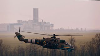 Mi24 Hind  Ukrainian Army Aviation [upl. by Jojo379]