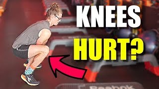 STOP Knee Pain From Jump Squats [upl. by Ehc]