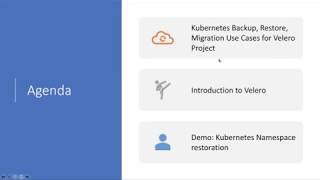 Velero Kubernetes Namespace Backup and restoration [upl. by Zenia260]