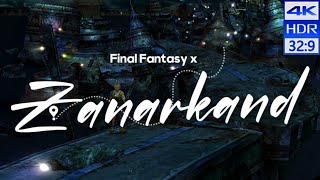 Final Fantasy X Music  Zanarkand Slow Version  Super Ultrawide 329 [upl. by Doerrer623]