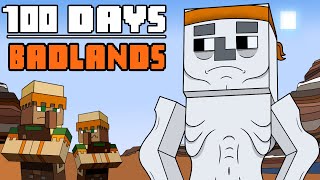 100 Days  Minecraft BADLANDS [upl. by Elin]