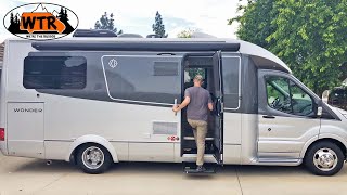 25 Small Class C RV WalkThrough  Leisure Travel Vans Wonder RTB [upl. by Dewhirst597]