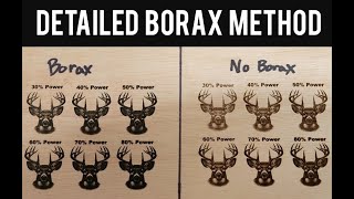 Borax Method Laser Engraving  How To Full Tutorial [upl. by Thanh]