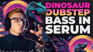 How to make DINOSAUR Dubstep bass in Serum [upl. by Cormier948]