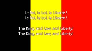 La Brabançonne  National Anthem of Belgium EnglishFrenchDutchGerman lyrics [upl. by Lennod]