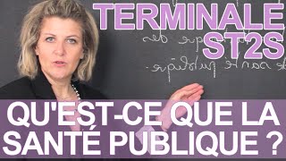 Questce que la santé publique   Terminale ST2S  Les Bons Profs [upl. by Constantine]