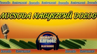 Micsoda Nagyszerű Dolog INSTRUMENTKaraoke [upl. by Mauralia]