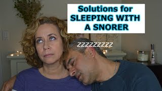 Solutions for sleeping with a snorer [upl. by Eitsyrhc]