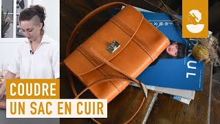 Coudre un sac en cuir aux finitions professionnelles  Julie Kansara [upl. by Notlit]