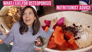 FULL DAY OF EATING IN ANOREXIA RECOVERY Healing Osteoporosis from hypothalamic amenorrhea [upl. by Aiset]