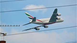 4K PLANESPOTTING FROM MY HOUSE  Departures from London Heathrow Airport  30th August 2024  4K [upl. by Solitta399]