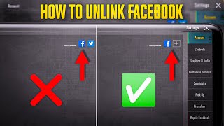 🔴HOW TO UNLINK FACEBOOK TO BGMI  BGMI MEIN FACEBOOK GMAIL TWITTER KAISE UNLOCK KAREN [upl. by Tierney]