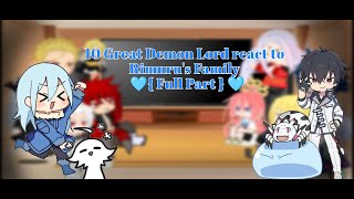 💙💛10 Great Demon Lord react to Rimurus Family 💙💛 Full Part [upl. by Rufina164]