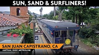 San Juan Capistrano California  Virtual Railfan LIVE [upl. by Reseda230]